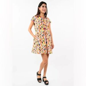 Uncle Frank Colorful Geometric Mini Dress